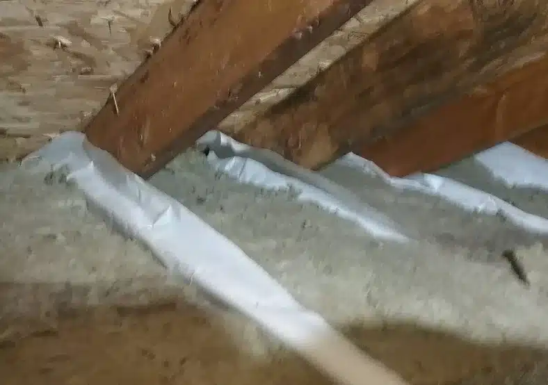 20180831_134010 Insulation in attic